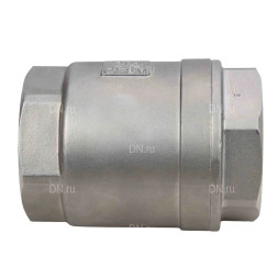 Клапан обратный VCS3232P-T 4″ Ду100 Ру40 резьбовой, пружинный, корпус - нержавеющая сталь 316, диск - нержавеющая сталь 316, уплотнение - металл