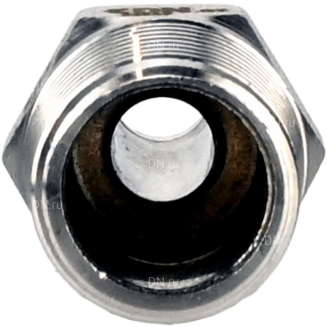 Штуцер елочка BF31-T-1 1/2-40 1 1/2″х40мм Ду40 Ру16 шланговый, корпус - нержавеющая сталь AISI 304 (CF8), присоединение - наружная резьба/штуцер в Омске