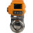 Затвор дисковый поворотный WBV3131E-2W-T-H Ду32 Ру10 резьбовой, корпус - пищевая нержавеющая сталь 304, уплотнение - EPDM, с электроприводом QT-N-005EM-A1-220VAC-У1 c датчиком обратной связи и входным управляющим сигналом 4-20мА HARK в Омске