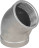 Отвод (полуотвод) ВР-ВР-304 1/4″ Ду8 Ру16 угол 45°, корпус - нержавеющая сталь 304, присоединение - внутренняя / внутренняя резьба в Омске