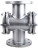 Стекло смотровое SG2-34G-F тип В ГОСТ 21836-2021 Ду100 Ру16, углеродистая сталь, фланцевое в Омске