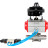 Кран шаровой BV3232P(3pc)-FP-W-ISO-H LONG Ду20 Ру63 полнопроходной, корпус - нержавеющая сталь 316, уплотнение - PTFE, под приварку, с пневмоприводом PA-SA-105, пневмораспределителем 4V320-10 AC220V и БКВ APL-410N EX в Омске