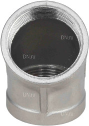 Отвод (полуотвод) ВР-ВР-316 1/4″ Ду8 Ру16 угол 45°, корпус - нержавеющая сталь 316, присоединение - внутренняя / внутренняя резьба