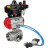 Кран шаровой BV3232P(4pc)-SP-3WL-T-ISO-H Ду25 Ру63, стандартнопроходной, четырехсоставной, нержавеющая сталь 316, PTFE, внутренняя резьба, с пневмоприводом PA-DA-052, пневмораспределителем 4V320-08 AC220V, БКВ APL-410N Ex, БПВ AFC2000 в Омске