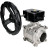 Кран шаровой BV3232P(3pc)-FP-W-ISO-H Ду50 Ру40 полнопроходной двухходовой, нержавеющая сталь SS316, под приварку, уплотнение - PTFE, с ISO фланцем и редуктором HAM RQN1-180Z-T40 в Омске