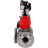 Кран шаровой BV3232P(4pc)-FP-3WL-F Ду15 Ру16 полнопроходной трехходовой, фланцевый, корпус - нержавеющая сталь SS316, с пневмоприводом PA-SA-052 с возвратными пружинами, пневмораспределителем 4M310-08 DC24V, БКВ APL-510N EX и БПВ AFC2000 в Омске
