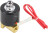 Клапан электромагнитный VS100-NT-NC-24VAC 1/8″ Ду6 Ру10 прямого действия двухходовой, корпус - латунь, присоединение - внутренняя резьба, уплотнение - NBR, нормально-закрытый, катушка - 24 В AC в Омске