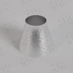Переход 426х10-325х8 оцинкованный концентрический бесшовный ГОСТ 17378-2001