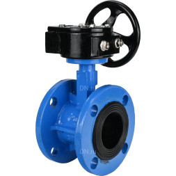 Затвор дисковый поворотный WBV1313E-2W-F-H Ду125 Ру16 фланцевый, корпус - чугун GGG40, диск - чугун GGG40, уплотнение - EPDM, с редуктором RDN RQN4-500Z-T30