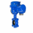 Затвор дисковый поворотный WBV1616E-2W-Fb-H Ду125 Ру16 LUG межфланцевый, корпус - чугун QT450, диск - чугун QT450, уплотнение - EPDM, с электроприводом QT-N-015M-O2-220VAC-У1 с моментной муфтой и штурвалом в Омске