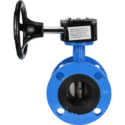 Затвор дисковый поворотный WBV1313E-2W-F-H Ду150 Ру16 фланцевый, корпус - чугун GGG40, диск - чугун GGG40, уплотнение - EPDM, с редуктором RDN RQN4-500Z-T30