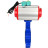 Затвор дисковый поворотный WBV1616E-2W-Fb-H Ду150 Ру16 LUG корпус - чугун QT450, диск - чугун QT450, уплотнение - EPDM, с пневмоприводом PA-DA-105 и магнитным переключателем ALS200D в Омске