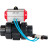 Кран шаровой BV4242E-FP-GRM-ISO Дн65 Ру10 полнопроходной, корпус - НПВХ, шар - НПВХ, уплотнение - EPDM, с пневмоприводом PA-DA-065 и пневмораспределителем 4V320-10 AC220V в Омске