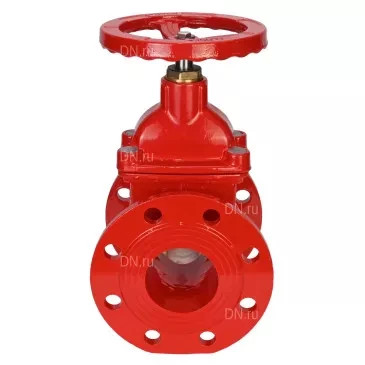 Задвижка клиновая 30ч39р (аналог МЗВГ) GVWN1414S-2W-F-S red Ду50 Ру10/16 фланцевая, корпус - чугун GGG50, уплотнение - силикон, со штурвалом и невыдвижным штоком, цвет - красный в Омске