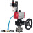 Кран шаровой BV3232P(3pc)-FP-W-ISO-H Ду80 Ру25, полнопроходной, трехсоставной, нержавеющая сталь 316, PTFE, под приварку, с пневмоприводом PA-DA-105, пневмораспределителем 4V320-10 AC220V, ручным дублером MON3-700-T38-ISO, БПВ AFC2000 в Омске