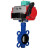 Затвор дисковый поворотный WBV1413E-2W-Fb-H Ду40 Ру16, корпус - чугун GGG50, диск - чугун GGG40, уплотнение - EPDM, с пневмоприводом PA-SA-083, пневмораспределителем 4M310-08 24В NAMUR и магнитным переключателем ALS200D в Омске