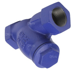 Фильтр сетчатый FMY1131PPL-T 1 1/2″ Ду40 Ру16 резьбовой L=160, корпус чугун GGG25, сетка SS304, уплотнение PPL, Y-образный
