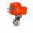 Затвор дисковый поворотный WBV3131E-2W-C-H Ду25 Ру10 кламповый, корпус - пищевая нержавеющая сталь 304, уплотнение - EPDM, с электроприводом QT-N-003EM-O1-24VDC-У1 HARK в Омске