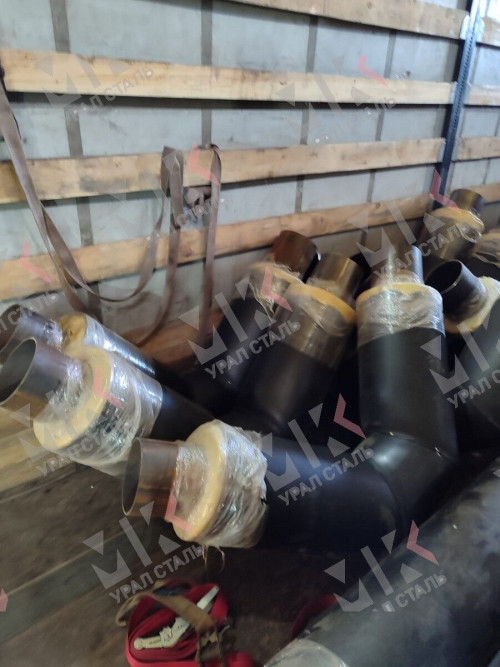 Отвод ППУ ПЭ 57х3.5/125 90 градусов в Омске