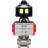 Кран шаровой BV3232P(3pc)-FP-W-ISO-H Ду50 Ру40 полнопроходной двухходовой, нержавеющая сталь SS316, под приварку, уплотнение - PTFE, с пневмоприводом PA-SA-105 и БКВ APL-510N-EX в Омске