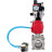 Кран шаровой BV3232P(3pc)-FP-W-ISO-H WDVF Ду40 Ру40 полнопроходной, трехсоставной, корпус - нержавеющая сталь 316, уплотнение - PTFE, под приварку, с пневмоприводом PA-DA-065, пневмораспределителем 4V320-10 AC220V, БКВ APL-210N, БПВ AFC2000 в Омске