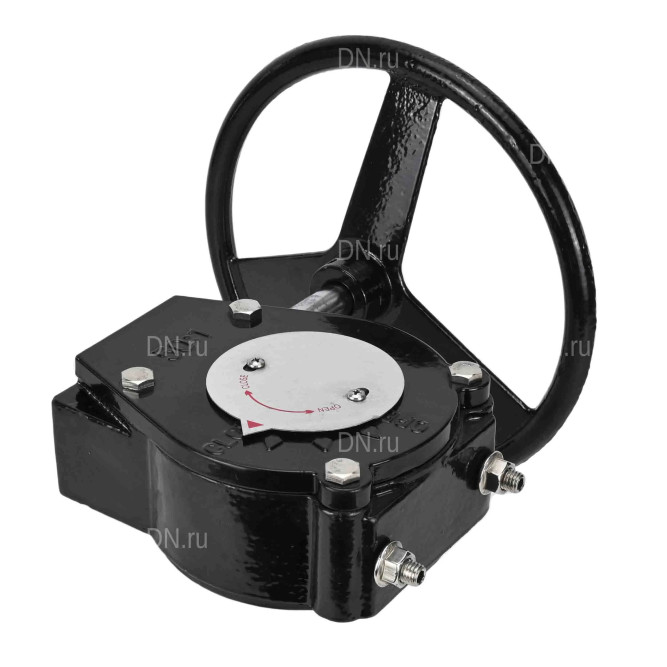 Редуктор RDN RQN5-500Z-T30 Ру16 для четвертьоборотной запорно-регулирующей арматуры, корпус - алюминиевый сплав, квадрат штока 22х22, F10 в Омске