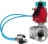 Кран шаровой BV3232P(4pc)-SP-3WL-T-ISO-H Ду25 Ру63 стандартнопроходной L-тип, внутренняя резьба, корпус - нержавеющая сталь 316, PTFE, с пневмоприводом PA-DA-052, пневмораспределителем 4V320-08 AC220V и магнитным переключателем ALS200D в Омске