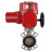 Затвор дисковый поворотный WBV3232N-2W-Fb-H Ду80 Ру16, корпус - нержавеющая сталь 316L, диск - нержавеющая сталь 316L, уплотнение - NBR, с электроприводом QT-EX-010M-O2-380VAC-У1 380В в Омске