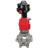 Кран шаровой BV3232P(3pc)-FP-SW-ISO-H Ду40 Ру63 полнопроходной, корпус - нержавеющая сталь SS316, под приварку, с пневмоприводом PA-DA-065, БКВ APL-510N EX в Омске