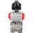 Кран шаровой BV3232P(3pc)-FP-SW-ISO-H Ду40 Ру63 полнопроходной, корпус - нержавеющая сталь SS316, под приварку, с пневмоприводом PA-DA-065, БКВ APL-510N EX в Омске
