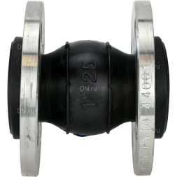 Компенсатор резиновый CR-E25-F Ду100 Ру10, резиновая вставка (корпус) - EPDM, тип присоединения - фланцевый, материал фланцев - сталь углеродистая оцинкованная