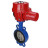 Затвор дисковый поворотный WBV1432N-2W-Fb-H Ду40 Ру16, корпус - чугун GGG50, диск - нержавеющая сталь 316L, уплотнение - NBR, с электроприводом QT-EX-005M-O2-220VAC-У1 в Омске