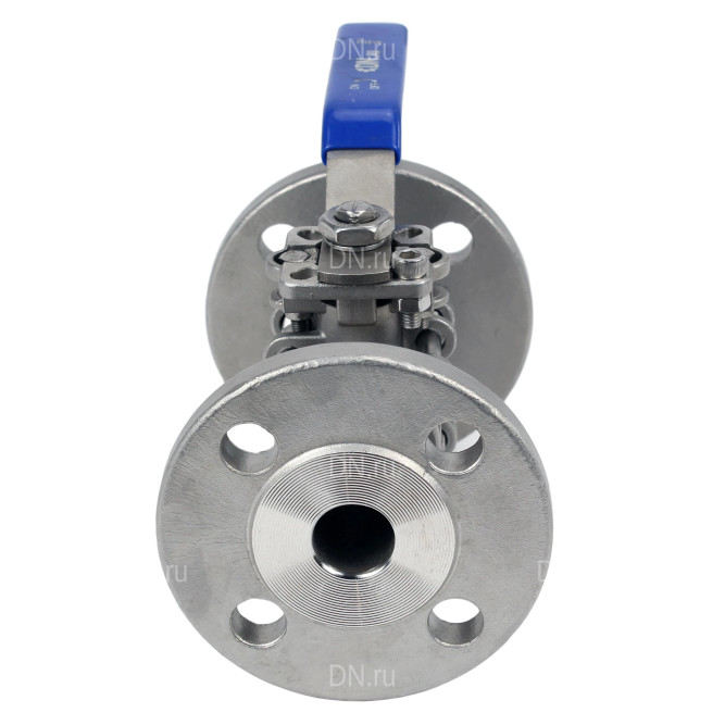 Кран шаровой BV3131P(3pc)-FP-F-ISO-H Ду65 Ру25, полнопроходной, трехсоставной, сталь 304, уплотнение - PTFE, фланцевый, с ISO-фланцем в Омске