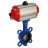 Затвор дисковый поворотный WBV1432E-2W-Fb-H Ду125 Ру16, корпус - чугун GGG50, диск - нержавеющая сталь 316L, уплотнение - EPDM, с пневмоприводом PA-DA-083 двойного действия, пневмораспределителем 4M310-08 AC220V в Омске