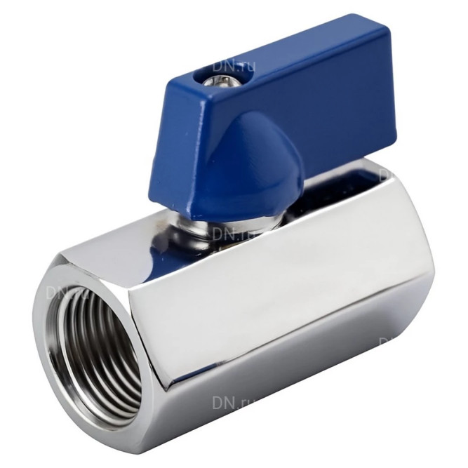 Кран шаровой BV3131P-SP-T-H 1/2″ Ду15 Ру63 корпус - пищевая нержавеющая сталь AISI 304 (аналог 08Х18Н10), неполнопроходной, внутренняя/внутренняя резьба, уплотнение - PTFE, с рукояткой в Омске