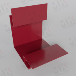 Планка угла внешнего сложного 2000 мм 0,45 мм Print Elite Rowan TwinColor