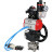 Кран шаровой BV3232P(3pc)-FP-W-ISO-H Ду50 Ру40, полнопроходной, нержавеющая сталь 316, PTFE, под приварку, с пневмоприводом PA-DA-083, пневмораспределителем 4V320-10 AC220V, БКВ APL-210N, ручным дублером MON2-450-T28-ISO, БПВ AFC2000 в Омске