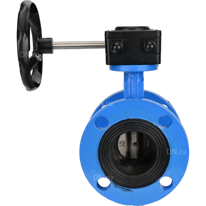 Затвор дисковый поворотный WBV1313E-2W-F-R Ду300 Ру16 фланцевый, корпус - чугун GGG40, диск - чугун GGG40, уплотнение - EPDM, с редуктором HAM RQN5-1500Z-T50 в Омске