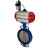 Затвор дисковый поворотный WBV1432E-2W-Fb-H Ду300 Ру16, корпус - чугун GGG50, диск - нержавеющая сталь 316L, уплотнение - EPDM, с пневмоприводом PA-DA-140 двойного действия, пневмораспределителем 4M310-08 DC24V, БПВ AFC2000 в Омске