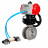 Кран шаровой BV3232P-FP-Fb-ISO-H WDVF Ду80 Ру16 полнопроходной, межфланцевый, корпус - нержавеющая сталь 316, уплотнение - PTFE, с пневмоприводом PA-DA-105, пневмораспределителем 4V320-10 AC220V и ручным дублером MON2-450-T28-ISO в Омске