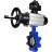Затвор дисковый поворотный WBV1616E-2W-Fb-H Ду125 Ру16 LUG корпус - чугун QT450, диск - чугун QT450, уплотнение - EPDM, с пневмоприводом PA-DA-105-1, пневмораспределителем 4M310-08 AC220V и БКВ APL-510N EX в Омске