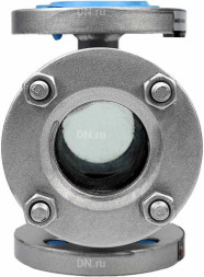 Стекло смотровое SG2-32S-F тип В ГОСТ 21836-2021 Ду15 Ру40 нержавеющая сталь 316, фланцевое