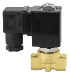 Клапан электромагнитный VS700-PT-NC-24VDC 3/4″ Ду20 Ру6 соленоидный двухходовой, корпус - латунь, уплотнение - PTFE, присоединение - внутренняя резьба, прямого действия, нормально закрытый, с нулевым перепадом давления, катушка - 24В