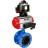 Затвор дисковый поворотный WBV1313E-2W-F-H Ду200 Ру16 фланцевый, корпус - чугун GGG40, диск - чугун GGG40, уплотнение - EPDM, с пневмоприводом PA-DA-140, пневмораспределителем 4M310-08 AC220V и БКВ APL-510N EX в Омске