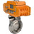Затвор дисковый поворотный WBV3131E-2W-W-H Ду25 Ру10 под приварку, корпус - пищевая нержавеющая сталь 304, уплотнение - EPDM, с электроприводом QT-N-005EM-A1-220VAC-У1 c датчиком обратной связи и входным управляющим сигналом 4-20мА HARK в Омске