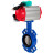 Затвор дисковый поворотный WBV1432E-2W-Fb-H Ду50 Ру16 корпус - чугун GGG50, диск - нержавеющая сталь 316L, уплотнение - EPDM, с пневмоприводом PA-DA-065, пневмораспределителем 4M310-08 DC24V и магнитным переключателем ALS200D в Омске