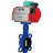 Затвор дисковый поворотный WBV1413E-2W-Fb-H Ду65 Ру16, корпус - чугун GGG50, диск - чугун GGG40, уплотнение - EPDM, с пневмоприводом PA-SA-083 и магнитным переключателем ALS200D в Омске