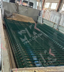 3D-Панели ограждения 3000х2500х5 секция RAL 6005