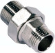 Соединение разъемное (американка) А-304-НР-НР-PTFE 3/4″ Ду20 Ру20 с уплотнением под гайкой по плоскости, корпус - нержавеющая сталь AISI 304, присоединение - наружная/наружная резьба, тип резьбы - BSPT