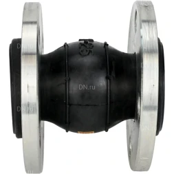 Компенсатор резиновый CR-E25-F Ду100 Ру16, резиновая вставка (корпус) - EPDM, тип присоединения - фланцевый, материал фланцев - сталь углеродистая оцинкованная